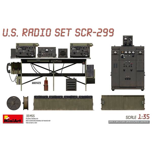 ミニアート 1/35 米国無線通信機 SCR-299 スケールモデル MA35455
