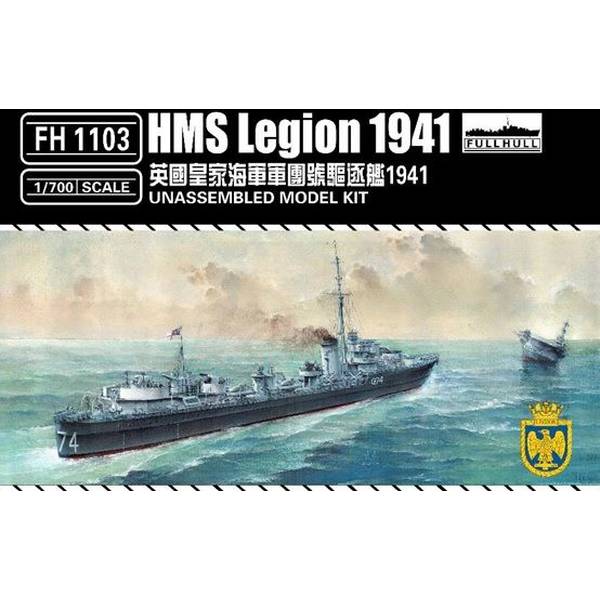 (未使用･未開封品)　 フライホークモデル 1/700 プラモデル イギリス海軍 HMS L級驅逐艦 リージョン 1941 FH1103 FH1103s FlyHawk (高級仕様：FH1103s) bt0tq1u 中古】フライホークモデル 1/700 イギリス海軍 HMS L級驅逐艦