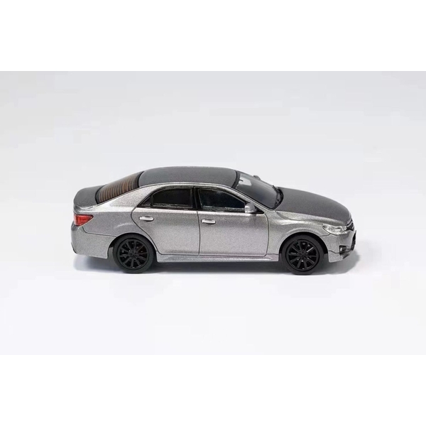 1/64 トヨタ マークX 右ハンドル仕様 グレーメタリック