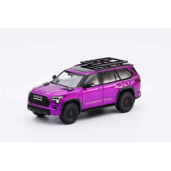 【4月予約】ゲインコーププロダクツ 1/64 トヨタ セコイア TRD PRO パープル 完成品ミニカー KS068-568