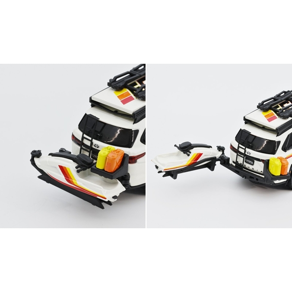 9月予約】1/64 トヨタ セコイア TRD PRO 左ハンドル仕様 ホワイト 完成