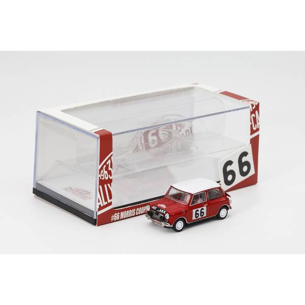 【4月予約】ゲインコーププロダクツ 1/64 ミニ クーパー No.66 レッド 完成品ミニカー KS078-658