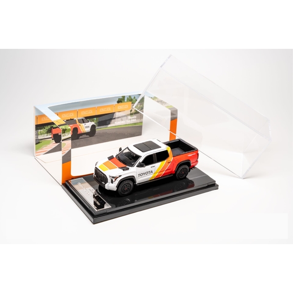 【11月予約】1/64 トヨタ タンドラ TRD PRO ホワイト/TRDデコレーション 左ハンドル仕様 完成品ミニカー KS-064-682