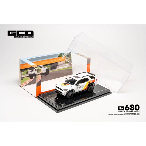 【1月予約】1/64 トヨタ 4ランナー TRD Pro 2025 ホワイト/TRD 完成品ミニカー KS-126-680