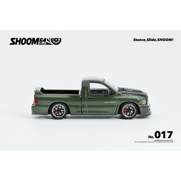 1月予約】1/64 ダッジ ラム SRT-10 グリーン 完成品ミニカー SHOOM-103-017
