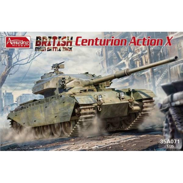 【8月予約】アミュージングホビー 1/35 イギリス 主力戦車 センチュリオン アクションX スケールモデル AMH35A071