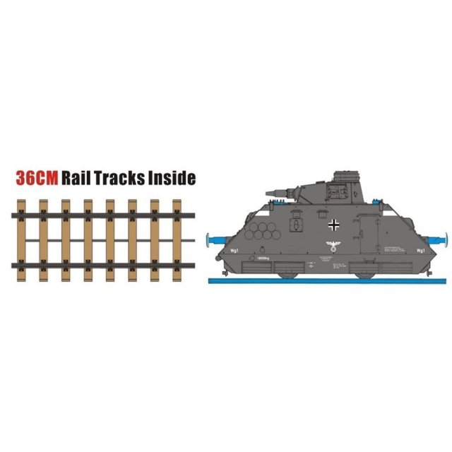 Tモデル 1/35 シュタイヤー s.Sp.重装甲列車 (III号戦車N型砲塔
