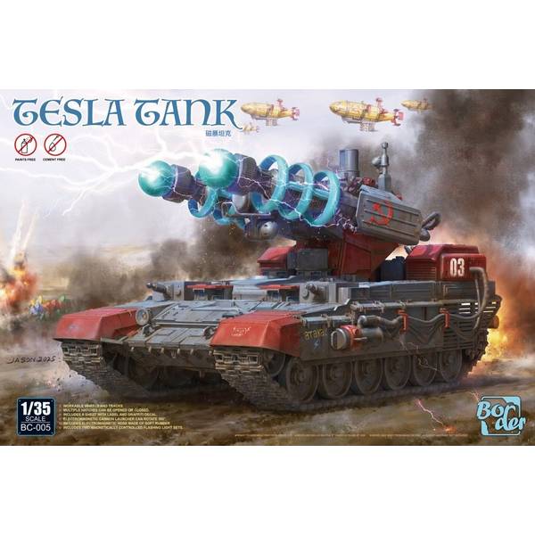 ボーダーモデル 1/35 ソビエト戦車 テスラタンク キャラクタープラモデル BC005