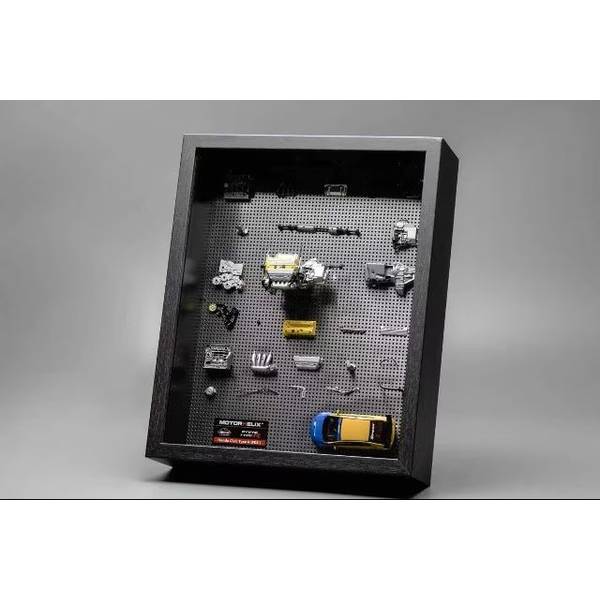 【3月予約】MOTORHELIX 1/64 ホンダ シビック TYPE R FD2+1/18 Kseries エンジン Spoon Customized フレームディスプレイタイプ 完成品ミニカー M90308DZ-SAE