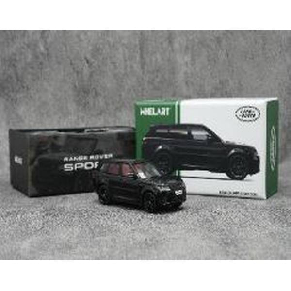 【8月予約】サンスター 1/64 ランドローバー レンジローバー スポーツ 2018 ブラック ブラックホイール 完成品ミニカー WA640204