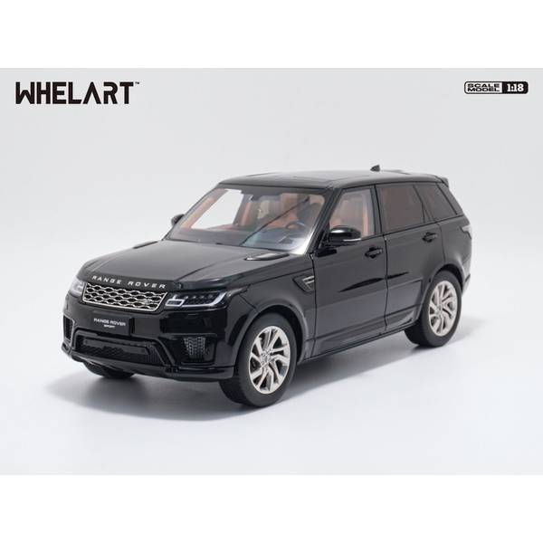 サンスター 1/18 レンジローバー スポーツ ブラック 完成品ミニカー WA180301【在庫品】