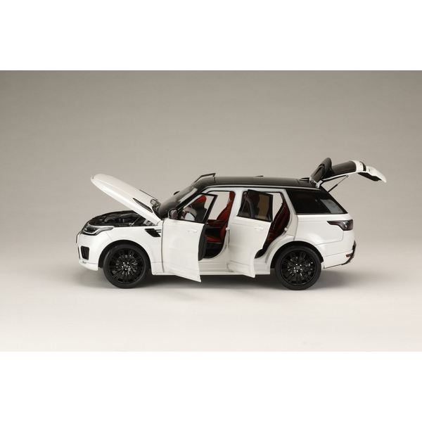1/18 ランドローバー レンジローバー スポーツ 左ハンドル仕様 ホワイト レッドインテリア