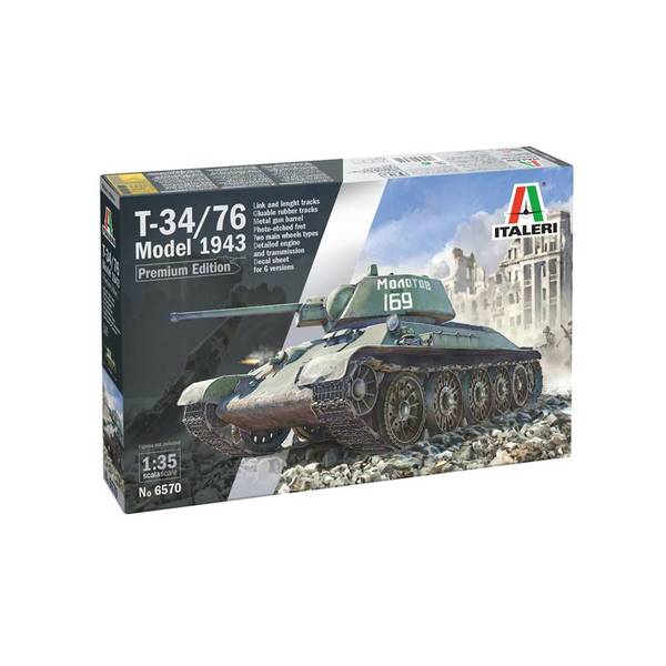 ICM 1/35 ソビエト T-34/76 1943 初期型 スケールモデル 35365