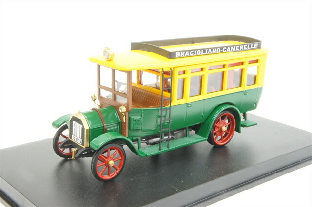 リオ RIO (4433) フィアット 18BL オートバス ""Bracigiano/Camarelle"" 1916年 【ミニカー】【1/43】【フィアット】