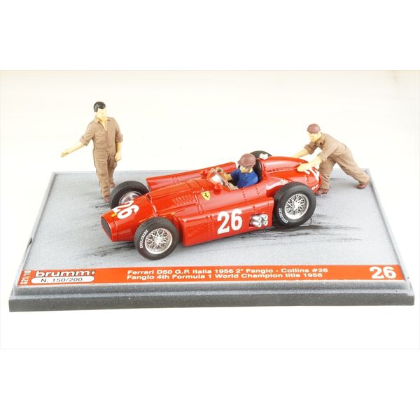 ブルム 1/43 フェラーリ D50 No.26 1956 F1 イタリアGP 2位 F