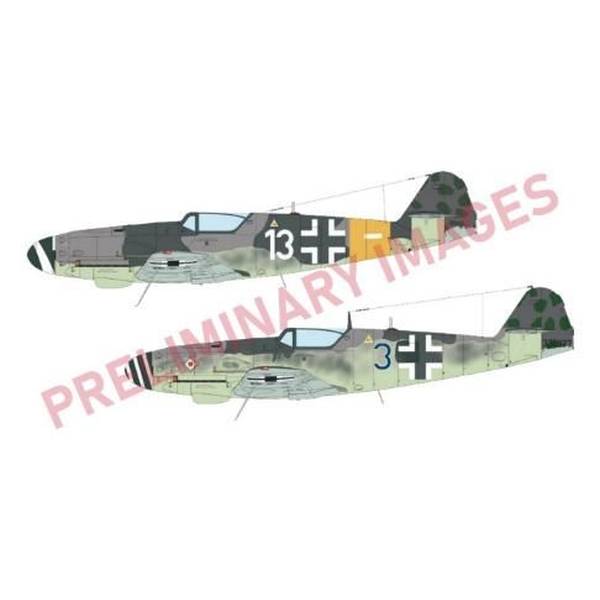 【3月予約】エデュアルド 1/72 クーアフュルスト Bf109K デュアルコンボ リミテッドエディション スケールモデル EDU2155