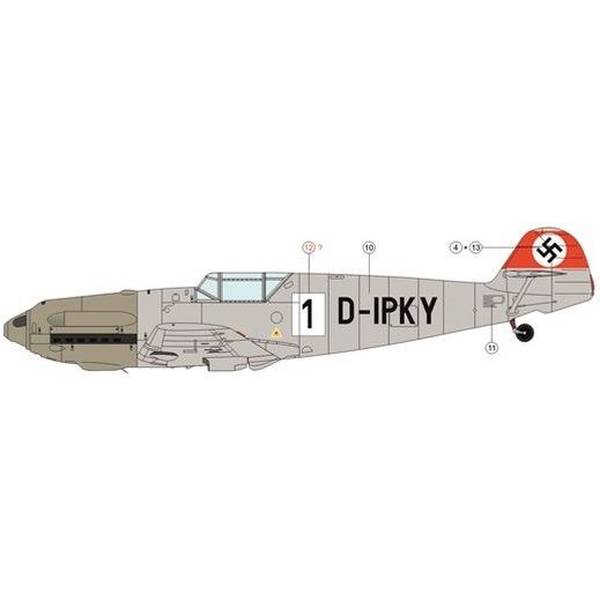 AZモデル 1/72 メッサーシュミット Bf109V-13/ 14 