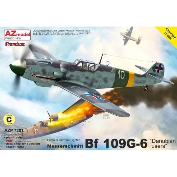 【2月予約】AZモデル 1/72 Bf109G-6 "ドナウ川流域国" プレミアムエディション スケールモデル AZMP7201