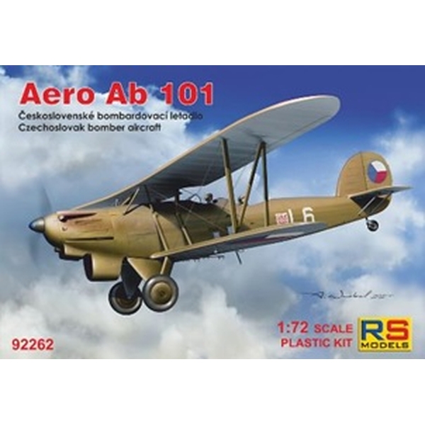 RSモデルス 1/72 アエロ Ab-101チェコスロバキア空軍 スケールモデル 92262