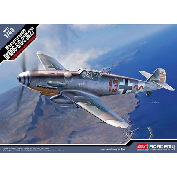 アカデミー 1/48 Bf109G-6/G-2 ”JG27” スケールモデル 12321
