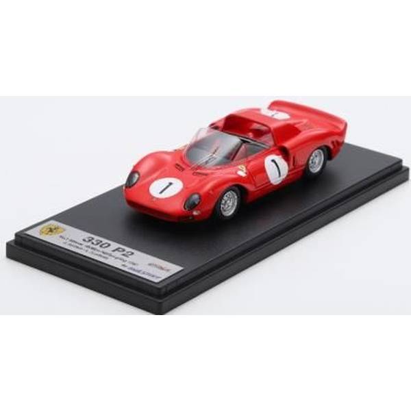 ルックスマート 1/43 フェラーリ 330 P2 No.1 1965 ニュルブルクリンク1000km ウィナー J.Surtees/L.スカルフォッティ 完成品ミニカー LSRC116