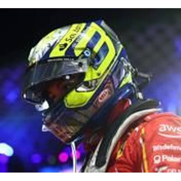 【3月予約】ルックスマート 1/5 ドライバーズ・ヘルメット 2024 F1 サウジアラビアGP C.ルクレール 完成品ミニカー LSHEL019