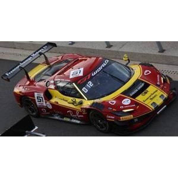 【3月予約】ルックスマート 1/43 フェラーリ 296 GT3 No.51 2025 スパ24時間 3位 A.Rovera/V.Abril/A.Pier Guidi 完成品ミニカー LSRC206