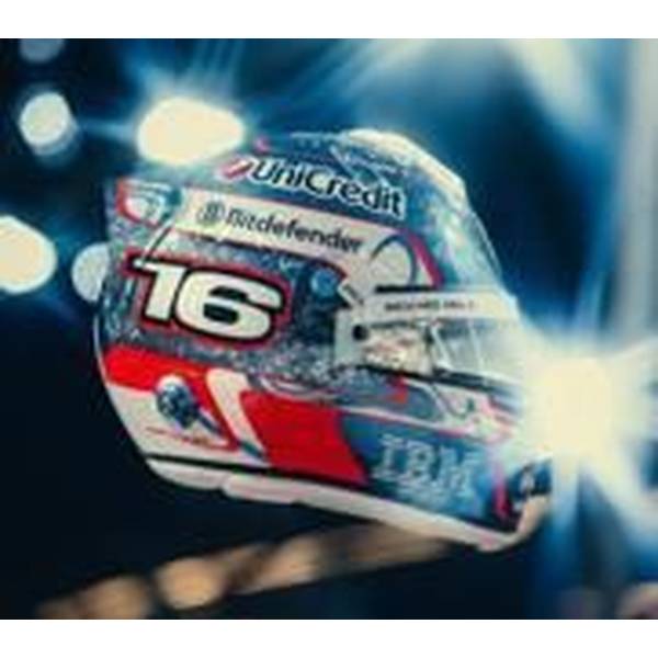 【3月予約】ルックスマート 1/5 ドライバーズ・ヘルメット 2025 F1 シンガポールGP C.ルクレール 完成品ミニカー LSHEL024