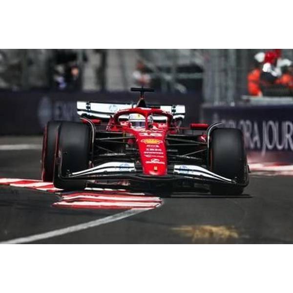 【9月予約】ルックスマート 1/12 フェラーリ SF-25 No.16 2025 F1 モナコGP 2位 C.ルクレール 完成品ミニカー LS1216