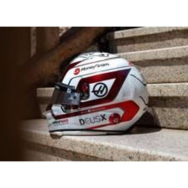 【11月予約】スパーク 1/5 ドライバーズ・ヘルメット マネーグラム ハースF1チーム 2025 F1 モナコGP O.ベアマン 完成品ミニカー 5HF209