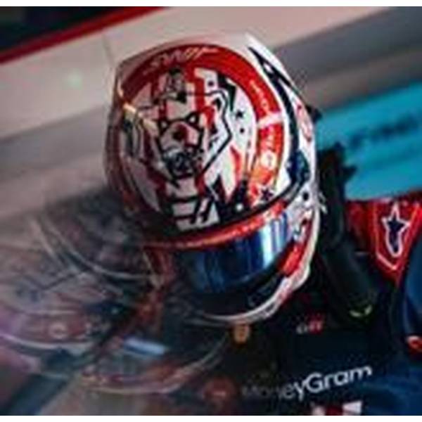 【2月予約】スパーク 1/5 ドライバーズ・ヘルメット マネーグラム ハースF1チーム 2025 F1 アメリカGP O.ベアマン 完成品ミニカー 5HF229