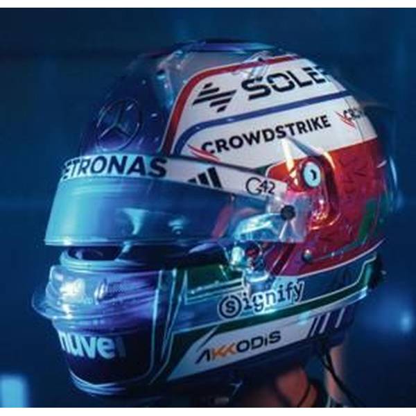 【3月予約】スパーク 1/5 ドライバーズ・ヘルメット メルセデスAMG 2025 F1 ラスベガスGP K.アントネッリ 完成品ミニカー 5HF238