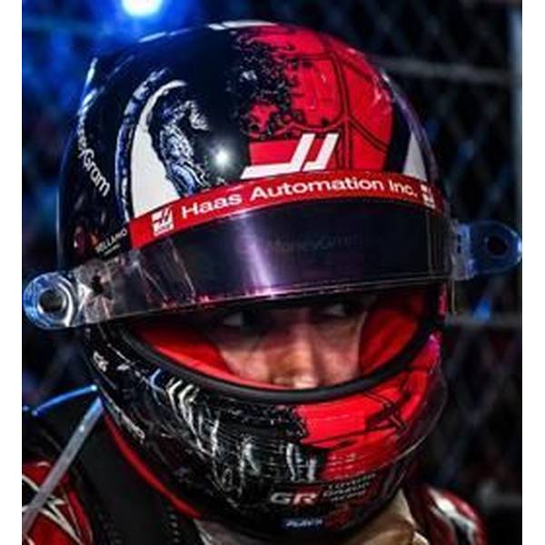 【4月予約】スパーク 1/5 ドライバーズ・ヘルメット ハースF1チーム 2025 F1 ラスベガスGP E.オコン 完成品ミニカー 5HF239