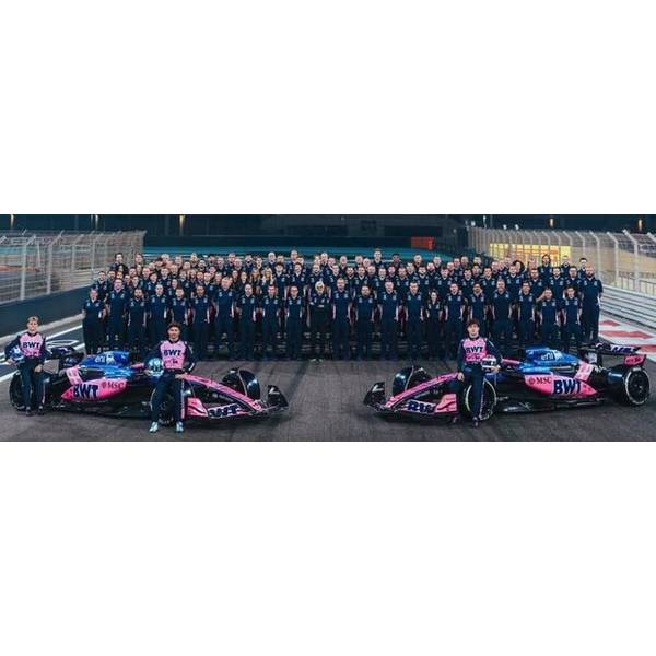 【4月予約】スパーク 1/64 アルピーヌ A525 No.10 No.43 2025 F1 アブダビGP P.ガスリー/Fコラピント Merci, Viry 2台セット 完成品ミニカー 64S083