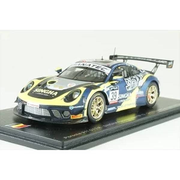 スパーク 1/43 ポルシェ 911 GT3 R No.39 2022 スパ24時間 Pro-AM Cup class 3位 P.Bhirombhakdi/C.Hamon/and more 完成品ミニカー SB519