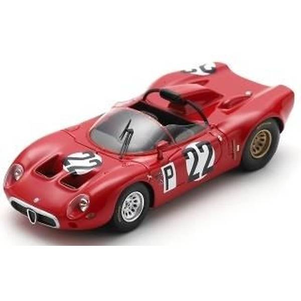 【1月予約】スパーク 1/43 アルファロメオ T33 No.22 1967 ニュルブルクリンク1000km 5位 R.Bussinello/and more 完成品ミニカー SG816