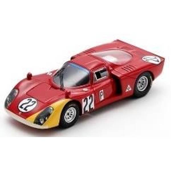 【6月予約】スパーク 1/43 アルファロメオ T33-2 No.22 1968 デイトナ24時間 M.カゾーニ/G.ビスカルディ/T.Zeccoli 完成品ミニカー US377