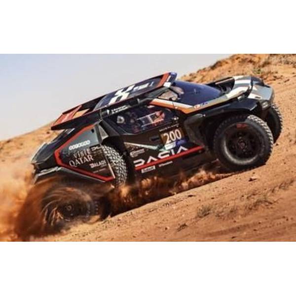 【5月予約】スパーク 1/43 ダチア サンドライダー No.200 The Dacia Sandriders 2025 ダカールラリー4位 N.Al-Attiyah/E.Boulanger 完成品ミニカー S6040
