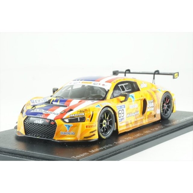 スパーク 1/43 アウディ R8 LMS No.69 アクセル マレーシア 2018 FIA GT Nations バーレーン Z.ロウ/M.チア 完成品ミニカー S6304