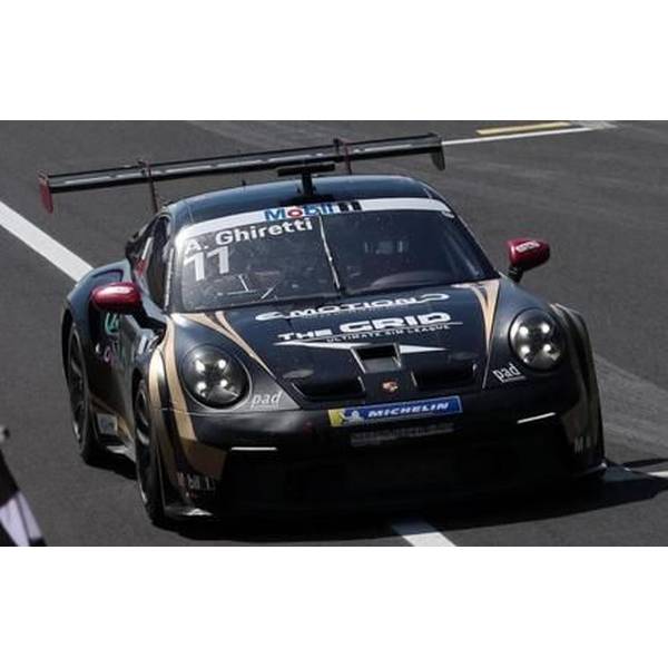 【4月予約】スパーク 1/43 ポルシェ 911 GT3カップ No.11 2025 ポルシェ・スーパーカップ ドライバー&チームチャンピオン A.Ghiretti 完成品ミニカー S6339