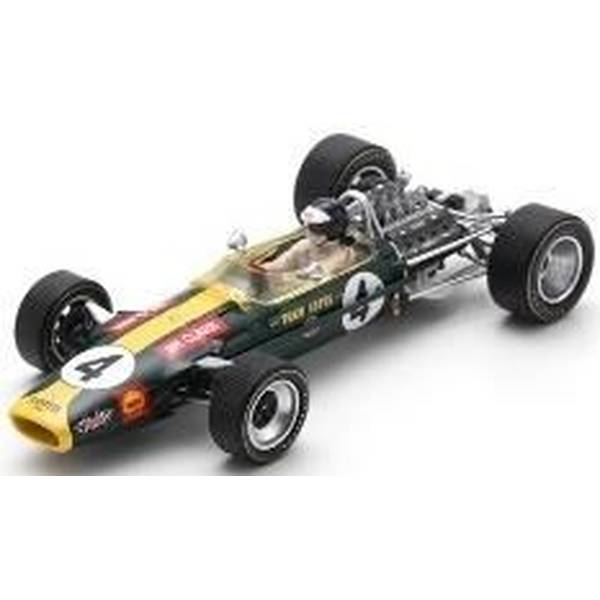 スパーク 1/43 ロータス 49 No.4 1968 F1 南アフリカGP ウィナー J.クラーク 完成品ミニカー S6363