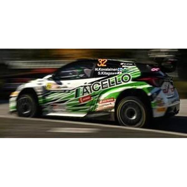 【6月予約】スパーク 1/43 トヨタ GRヤリス ラリー2 No.32 2024 WRC ラリージャパン H.コバライネン/北川紗衣 完成品ミニカー S6886