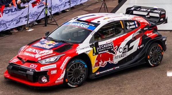 【6月予約】スパーク 1/43 トヨタ GR ヤリス ラリー1 No.1 2026 WRC ラリー・モンテカルロ 3位 S.Ogier/V.Landais 完成品ミニカー S6912