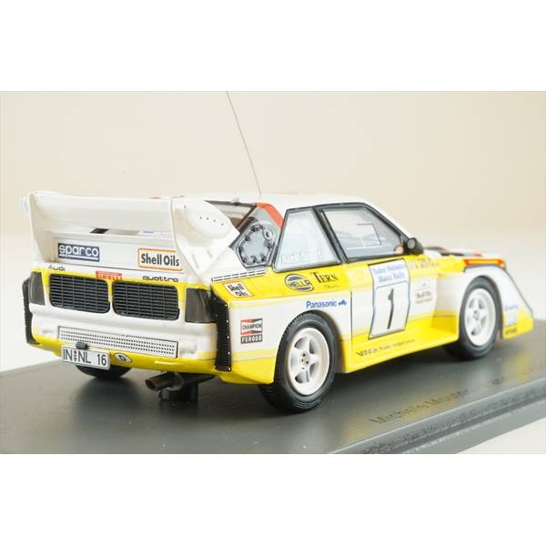 スパーク 1/43 アウディ スポーツ クワトロ S1E2 No.1 1985 Manx