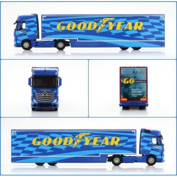 【3月予約】スパーク 1/43 メルセデス・ベンツ アクトロス Goodyear トランスポーター 完成品ミニカー S8514