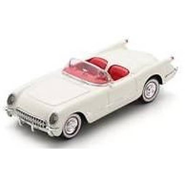 【4月予約】スパーク 1/43 シボレー コルベット C1 ホワイト 完成品ミニカー S8788