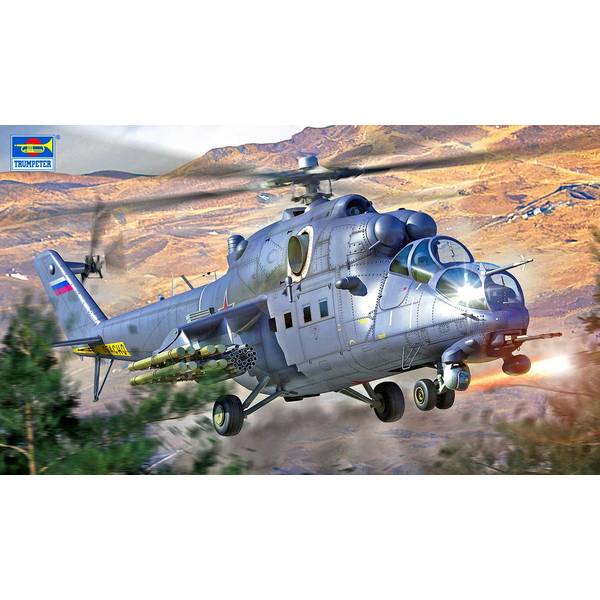 トランペッター 1/48 Mi-35M ハインドE 攻撃ヘリコプター スケールモデル 05830