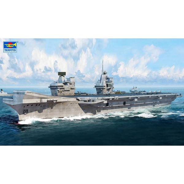 【1月予約】トランペッター 1/700 イギリス海軍 航空母艦 HMS クイーン・エリザベス スケールモデル 06751
