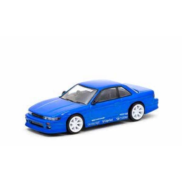 ターマックワークス 1/64 ニッサン VERTEX シルビア S13 ブルーメタリック TOYO TIRES 完成品ミニカー T64G-025-BL【在庫品】