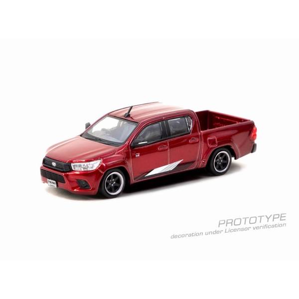 ターマックワークス 1/64 トヨタ ハイラックス レッド 完成品